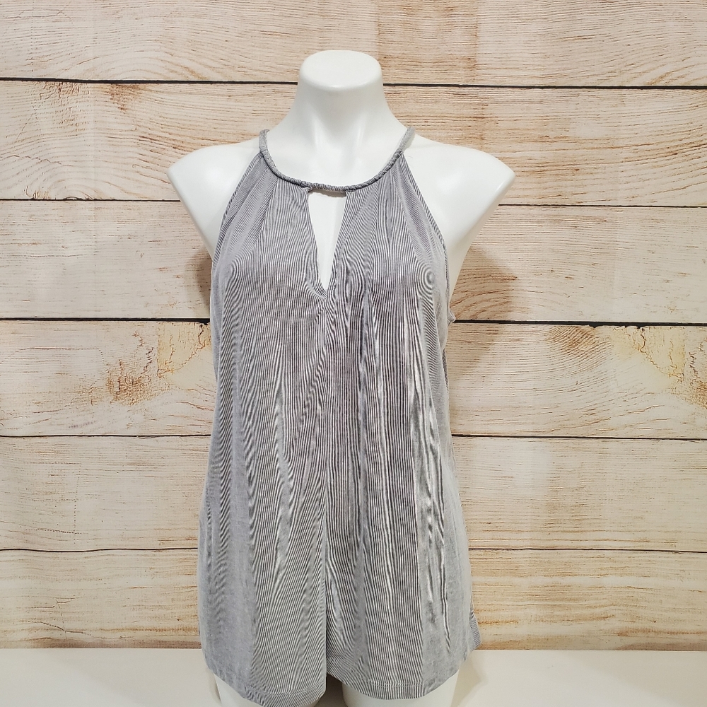 Pixley Gray Tank Georgio Braided Blouse Medium